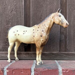Breyer Appaloosa Performance Horse Semi-Leopard Model #99 NICE DARK ROAN!